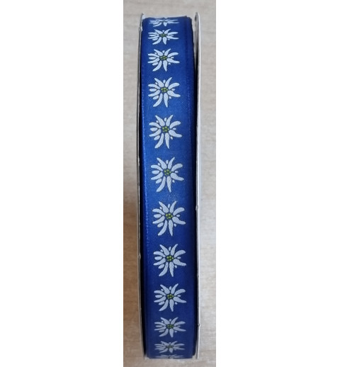 Dekoband Edelweiss blau