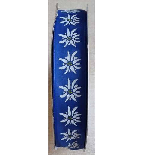 Dekoband Edelweiss blau