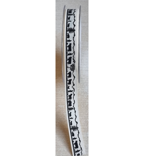 Dekoband Alpaufzug creme