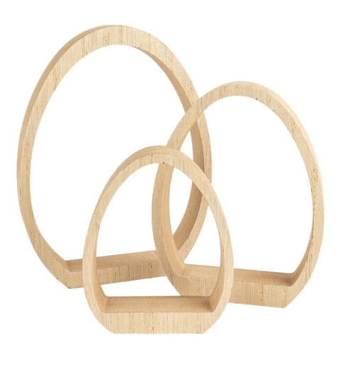 Holz Ei hohl