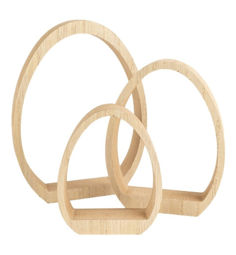 Holz Ei hohl