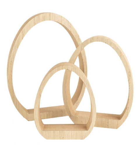 Holz Ei hohl
