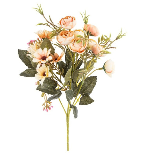 Blumenstrauss (künstlich) Margeriten lachs