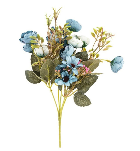 Blumenstrauss (künstlich) Margeriten blau