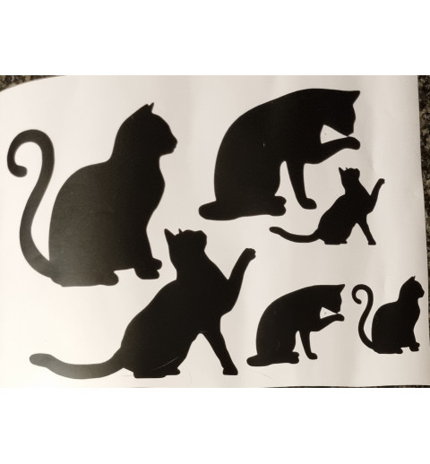 Vinylmotiv Katzen
