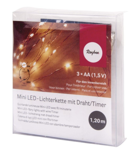 Mini-Led-Lichterkette mit Timer
