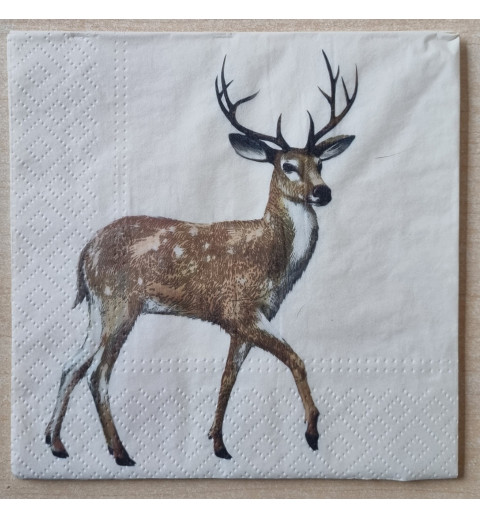 Serviette Hirsch