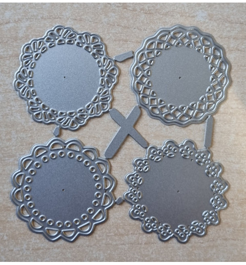 Metall Stanzform Bordüren rund