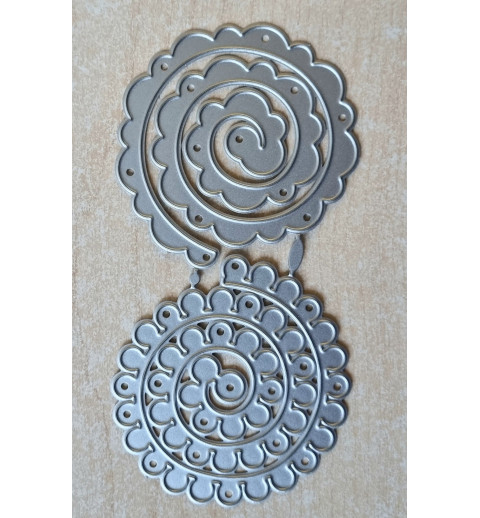 Metall Stanzform Rose