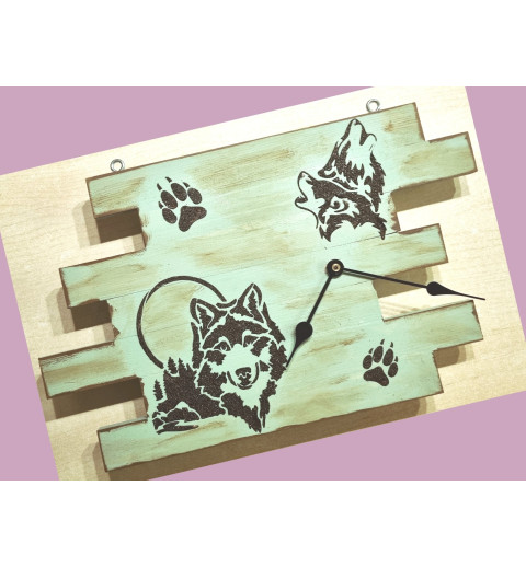 Uhr Wolf mint
