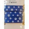 Pfoten Ripsband blau