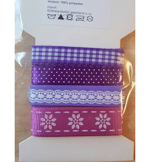 Dekoband Set violette