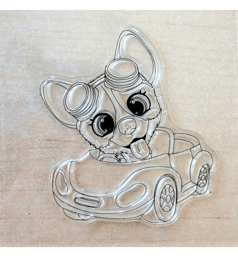 Clear Stamps Hund/Auto
