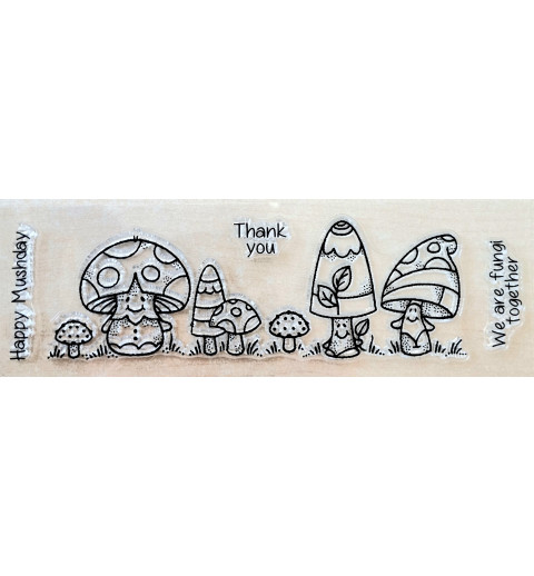 Clear Stamps Lustige Pilze