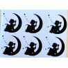 Vinylmotiv Fee/Mond