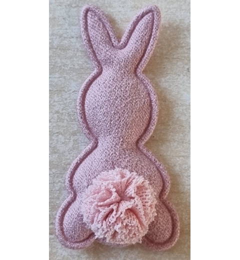 Stoff Hase altrosa
