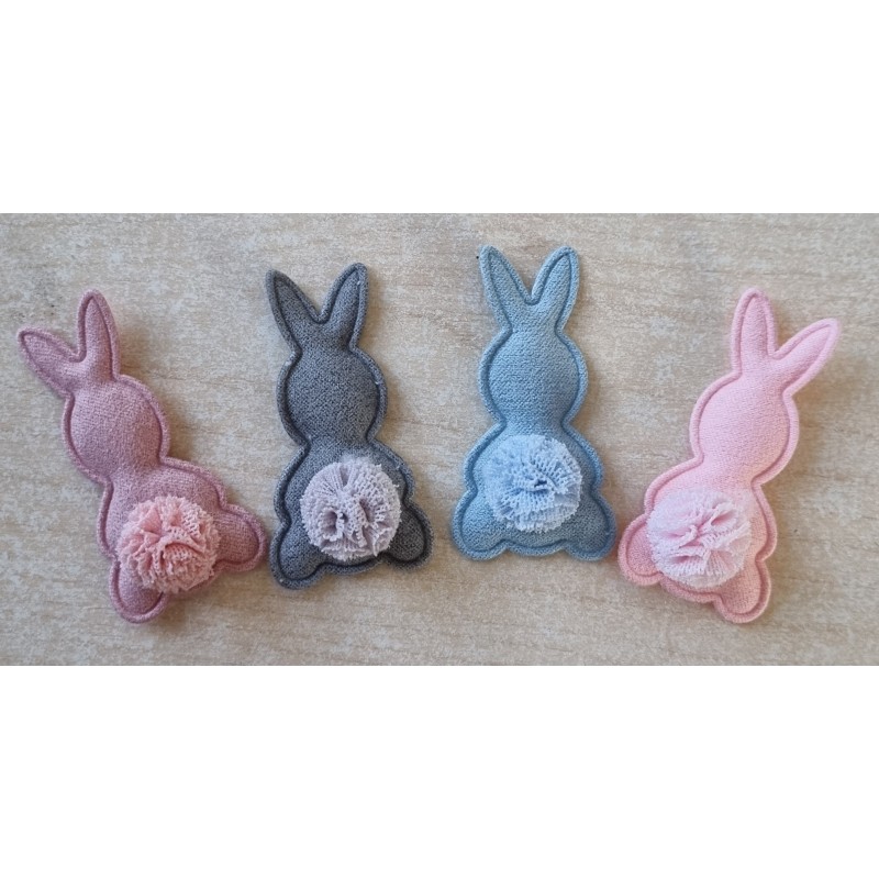 Stoff Hase rosa