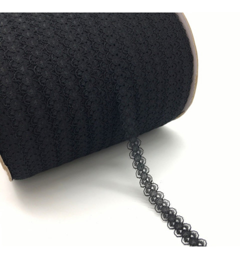 Spitzenband schwarz