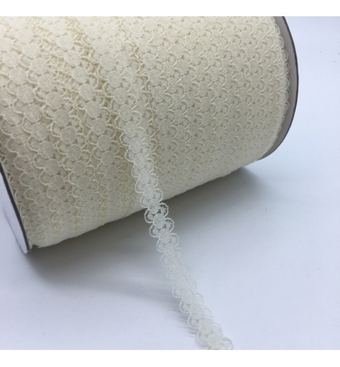 Spitzenband creme