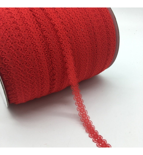 Spitzenband rot
