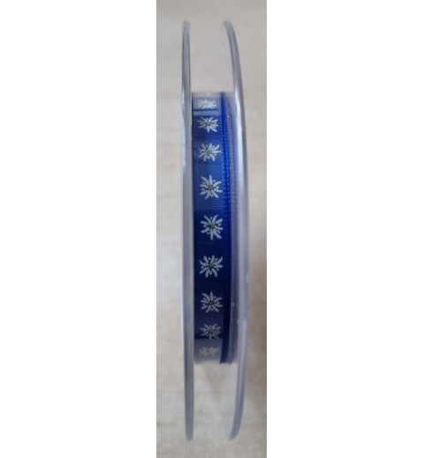 Dekoband Edelweiss blau