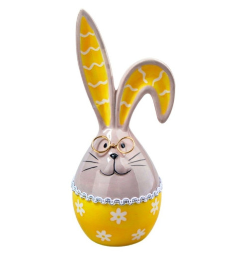 Hase Keramik gelb