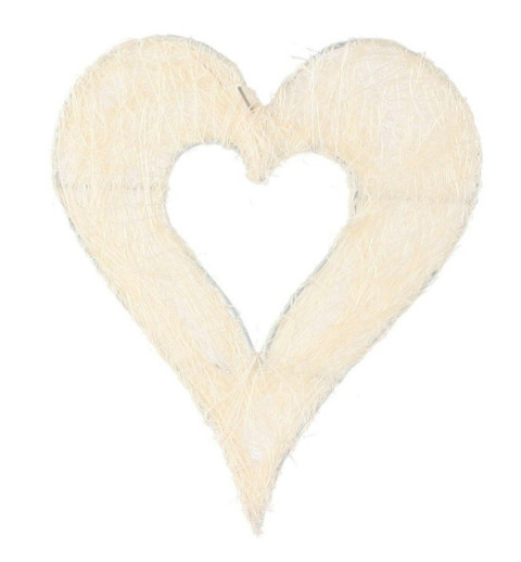Sisal Herz creme