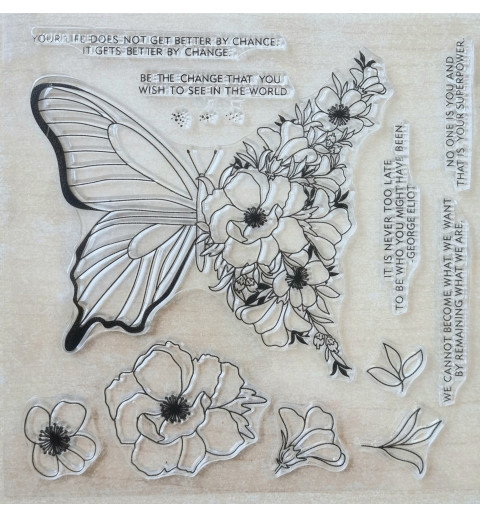 Clear Stamps Schmetterling