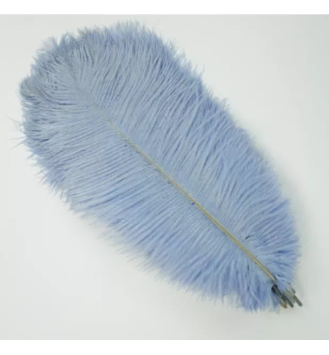 Straussenfeder hellblau