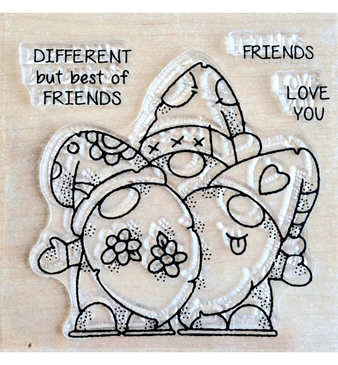 Clear Stamps Drei Wichtel