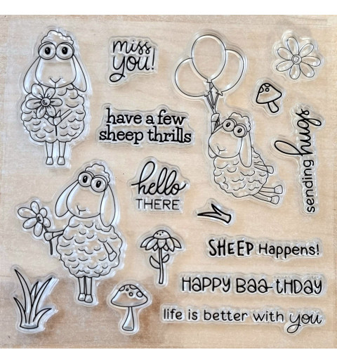 Clear Stamps Schafe