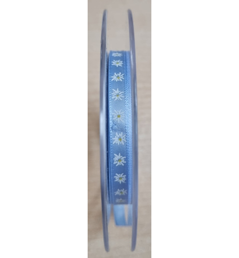 Dekoband Edelweiss hellblau