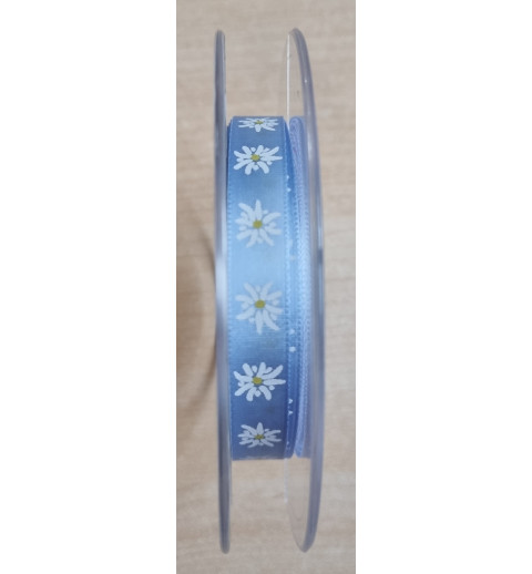 Dekoband Edelweiss hellblau