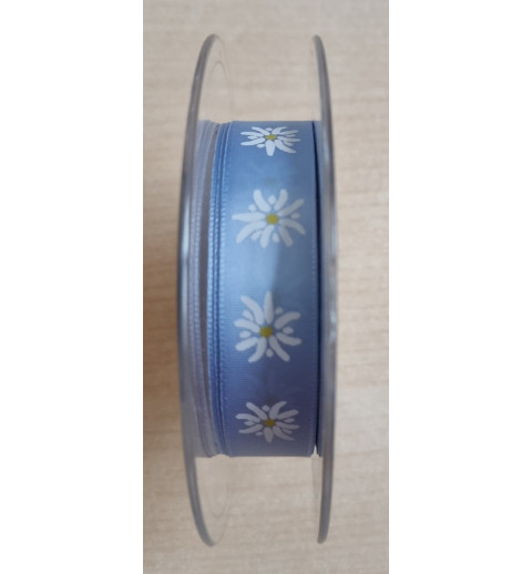 Dekoband Edelweiss hellblau