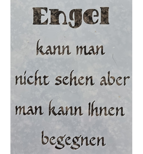 Schablone Engel....