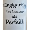 Vinyl Schrift Einzigartig....   schwarz