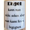 Vinyl Schrift Engel....   schwarz