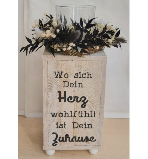 Teelicht Trockenblumen