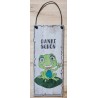 Mini Schild Danke Schön/Frosch