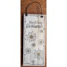 Mini Schild Herzlichen Glückwunsch/Edelweiss