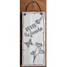 Mini Schild Beste Wünsche/Pusteblume