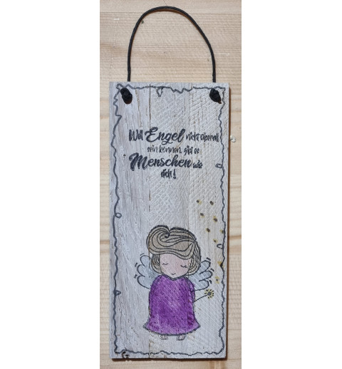 Mini Schild Engel