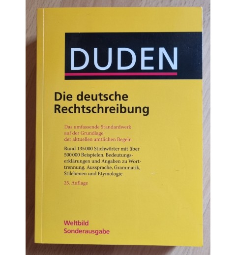 Duden Die deutsche Rechtschreibung