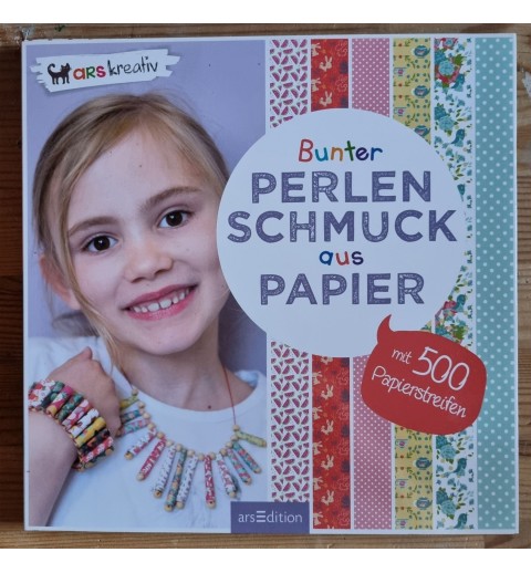 Bunter Perlenschmuck aus Papier