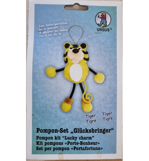 Bastelset Pompon Tiger