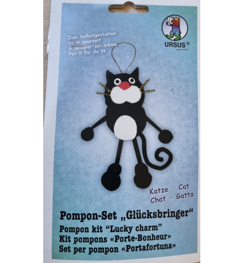 Bastelset Pompon Katze