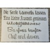 Schablone kurze Sprüche