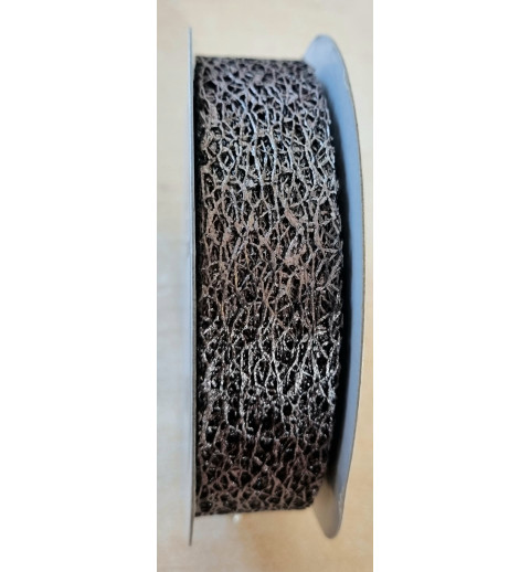 Dekoband silber/grau metallic