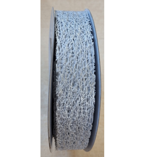 Dekoband silber metallic