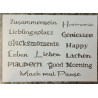 Schablone diverse Gefühlswörter